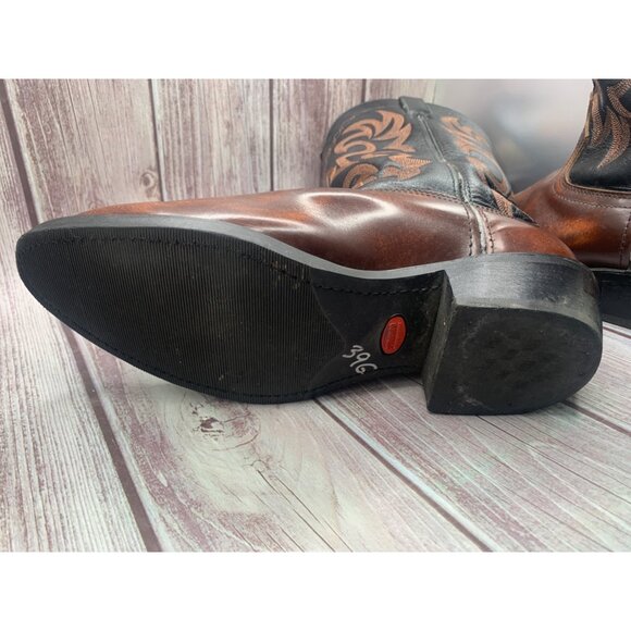 Durango Boot LM504 Men's Size 8D Black Brown Western Cowboy Boots - Picture 7 of 12